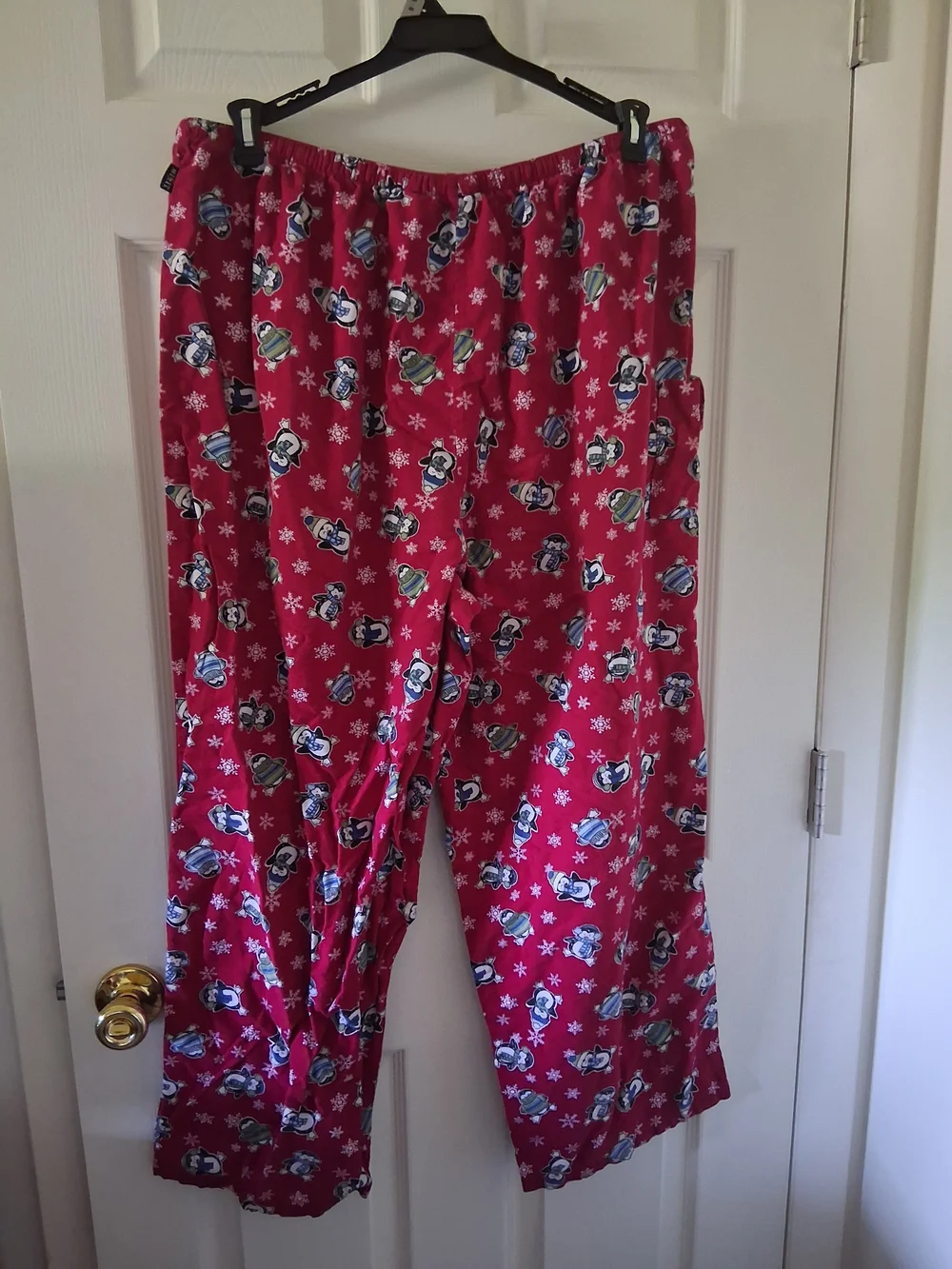 Mixit Red Penguin Print Pajama Bottoms - Picture 2 of 6